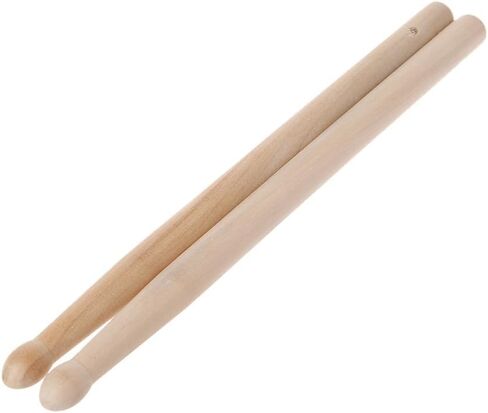 2 Pcs Wood Drumsticks Wooden Tip Kids Students Beginners Accessory for Musical Course Learning Accessory Dies for Card Making Sentiments in Saudi Arabia