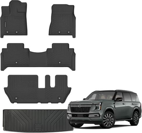 Floor Mats for 2025 Nissan Kicks S/SV/SR All Weather Floor Liners TPE Rubber Fit for 2025 Nissan Kicks Anti-Slip Full Set Automobile Mats Accessories in Saudi Arabia
