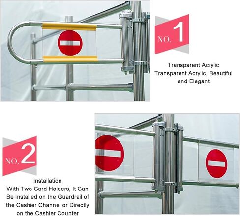Supermarket Swing Gate - Cashier Channel Safety Door with Column, Secure Entrance & Exit Access Control, Ideal for Retail and Import-Export Settings in Kuwait