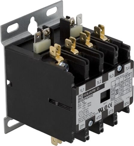Square D 8910DPA44V02 الموصل ؛ غرض محدد ؛ 4pst-no ؛ 40A ؛ Ctrl-V 120ac ؛ 10HP@230VAC ، 20HP@460/575VAC in Saudi Arabia