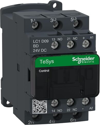 IEC Magnetic Cntactr, 24VDC, 9A, 1NC/1NO, 3P in Saudi Arabia