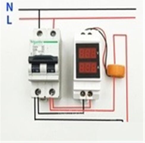 LED Digital Ammeter Voltage 50-500V 100A in Kuwait