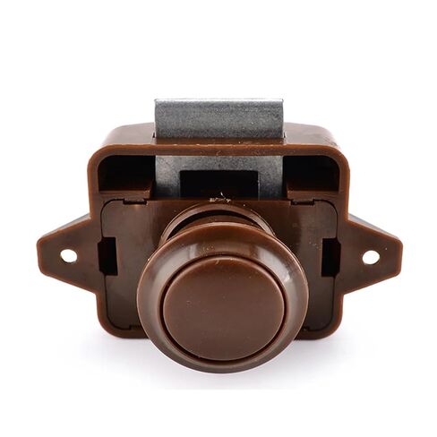 20Pcs Big-Brown Camper Car Lock 20mm Push Lock for RV Yacht Furniture Door Hardware Cabinet Drawer Locks Handles Lock in Kuwait