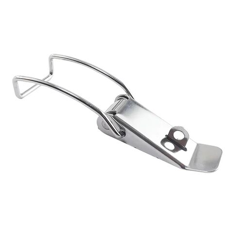 1Pcs Iron Stainless Steel Cabinet Boxes Hasp Lock Spring Loaded Latch Catch Toggle Locks Buckle in Kuwait