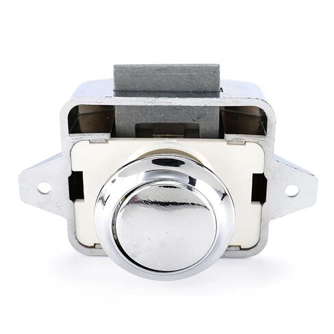 20Pcs Big-Chrome Camper Car Lock 20mm Push Lock for RV Yacht Furniture Door Hardware Cabinet Drawer Locks Handles Lock in Kuwait