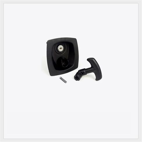 1Pcs with Lock Handle Lock Compression Type Lock Industrial Cabinet Lock Black Pressing Panel Engineering Car Door Square Hood T-Shaped Lock in Saudi Arabia