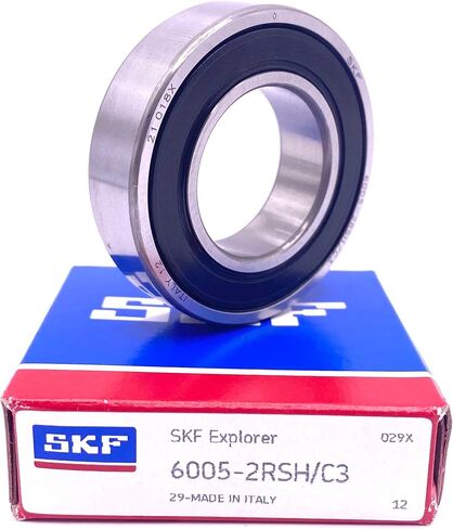 SKF 6005 2RSH C3 Deep Groove Ball Bearing, Rubber Sealed 6005-2RSH/C3 25x47x12 mm in Saudi Arabia