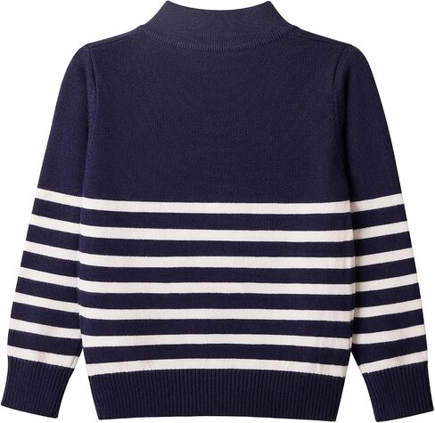 Danny D Boys Stripe Quarity Zips Pulover Sweater Kids chunky chunky long sweeve knit pullover سترة in Saudi Arabia