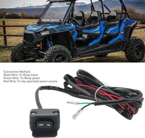 Winch Switch ، ATV Winch Switch Kit ، Winch Rock Thumb Switch 3 أمتار طول خط التحكم في المقود بديل لـ Warn 2.5CI Winches in Saudi Arabia