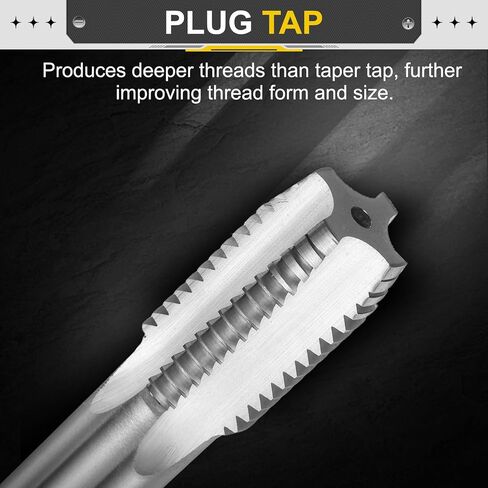 UXCELL HAND PLUP TAP 3/4 "-12 BSF 2B Thread Plug Styp Taps Straight Flute Tapping Thapping Thinping Thinding Steel Hss6542 in Kuwait