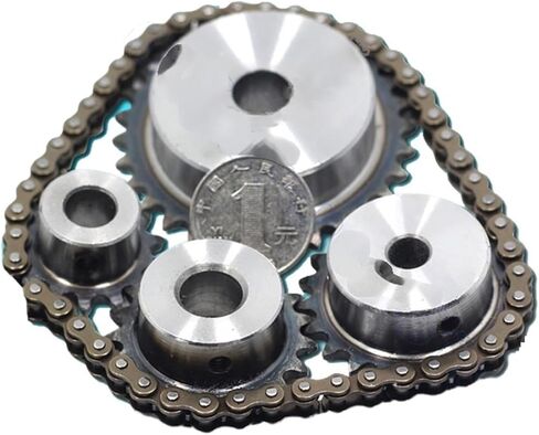 Pinion Hardware for Mechanical Rotation 1pc 04C Chain Gear Steel 10-24 Tooth Industrial Sprocket Wheel Motor Chain Drive Sprocket Tooth Bore 12mm Pitch 6.35mm(20 Teeth) in Kuwait