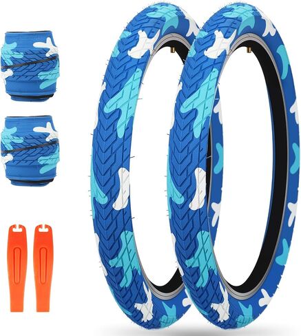 Meghna Bike Tyre 20 Inch Mountain Bike Tyre مع رافعة 60-406 إطار قابلة للطي 20 × 2.35 بوصة استبدال لدراجة BMX Kids Cruiser in Kuwait