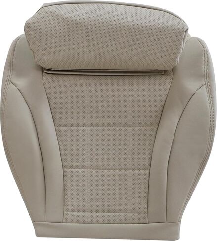 Driver Side Bottom Microfiber Leather Perforated Seat Cover Tan Compatible with Mercedes Benz C250 C300 C350e GLC300 GLC350e 2015 2016 2017 2018 2019 2020 2021 in Saudi Arabia