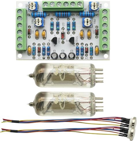 6E2 cat Eye Tube Indicator Driver Board kit Dual Channel Fluorescent Level Indicator Drive Amplifier DIY Modification New in Saudi Arabia