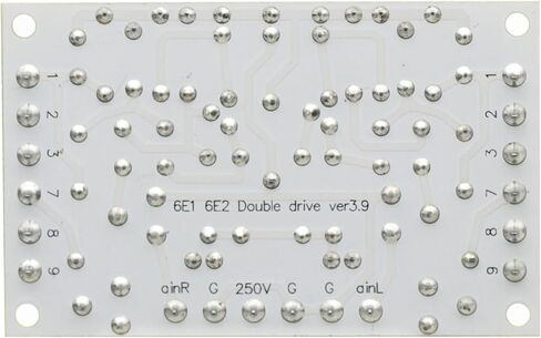 6E2 cat Eye Tube Indicator Driver Board kit Dual Channel Fluorescent Level Indicator Drive Amplifier DIY Modification New in Saudi Arabia