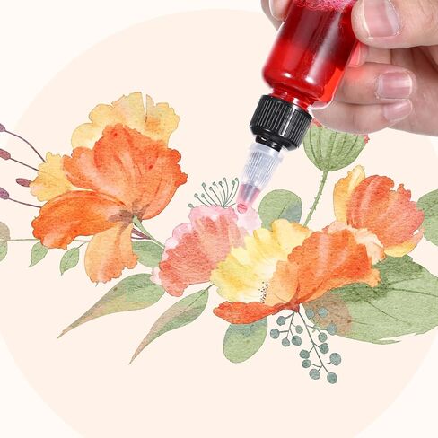 زجاجة سائلة من البلاستيك 10 PCS ، 1 أوقية توزع زجاجة مختبر زجاجة زجاجة الضغط على زجاجات تصريف حبر الحيوانات الأليفة 30 مل. in Kuwait