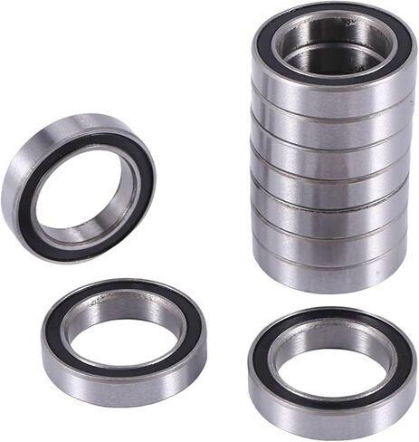 10PCS 6701-2RS 12X18X4 mm Miniature Double Rubber Sealed Deep Groove Ball Bearings in Saudi Arabia