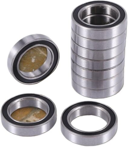 10PCS 6701-2RS 12X18X4 mm Miniature Double Rubber Sealed Deep Groove Ball Bearings in Saudi Arabia