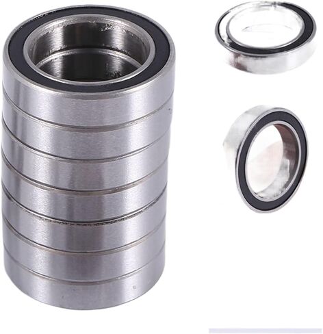 10PCS 6701-2RS 12X18X4 mm Miniature Double Rubber Sealed Deep Groove Ball Bearings in Saudi Arabia