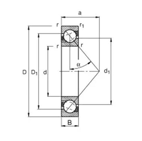 1pcs 7315 7315BEP 7315BEP/P6 75x160x37 7315-B-TVP Angular Contact Bearings ABEC-3 Bearing in Kuwait