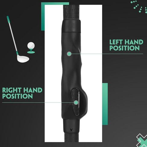 Golf Grip Trainer for Right Handed – Swing Trainer Golf Club Accessory for Hand Position Correction – Golf Training Aid to Improve Grip, Muscle Memory & Posture in Kuwait