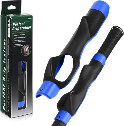 Golf Grip Trainer for Right Handed – Swing Trainer Golf Club Accessory for Hand Position Correction – Golf Training Aid to Improve Grip, Muscle Memory & Posture in Kuwait