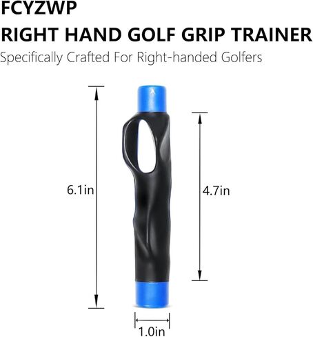 Golf Grip Trainer for Right Handed – Swing Trainer Golf Club Accessory for Hand Position Correction – Golf Training Aid to Improve Grip, Muscle Memory & Posture in Kuwait