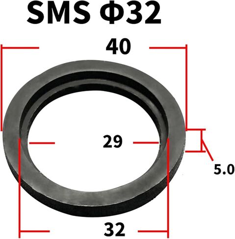 19 25 32 38 45 51 63 76 89 102 133 159m ملم من طراز FKM Sealing Gasket Strip for Sms Sms Homebrew (63 مم) in Kuwait