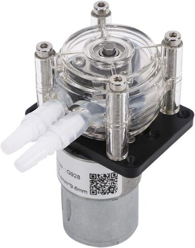 EVGATSAUTO Peristaltic Dosing Pump 500ml/Min 12V/24V DC with Stainless Steel Screws and Card Slot for Aquarium Laboratory Use in Saudi Arabia