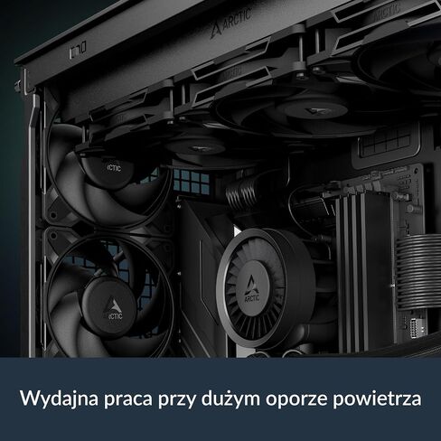 Arctic P12 Pro PST CO-مروحة قسط قوية للتشغيل المستمر ، مروحة PWM 120 مم مع تقسيم Y-Cable ، 400-3000 دورة في الدقيقة ، 0 دورة في الدقيقة <5 ٪ PWM ، محمل كرة مزدوج ، 4 دبوس-أسود-أسود in Saudi Arabia
