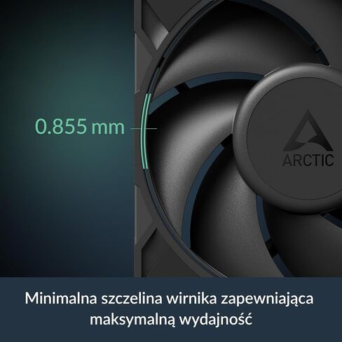 Arctic P12 Pro PST CO-مروحة قسط قوية للتشغيل المستمر ، مروحة PWM 120 مم مع تقسيم Y-Cable ، 400-3000 دورة في الدقيقة ، 0 دورة في الدقيقة <5 ٪ PWM ، محمل كرة مزدوج ، 4 دبوس-أسود-أسود in Saudi Arabia