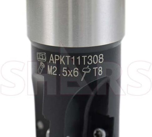 Shars 1 "90 درجة مربع مربع الكتف الفهرس مطحنة APKT 11T308 إدراج 404-2410W P [ in Saudi Arabia
