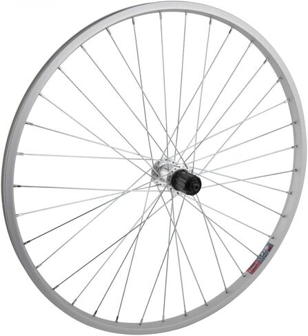 عجلة العجلة الرئيسية للدراجات الخلفية 26 × 1.5 36H ، سبيكة ، إطلاق سريع ، فضية ، محور Shimano 8 Speed in Saudi Arabia