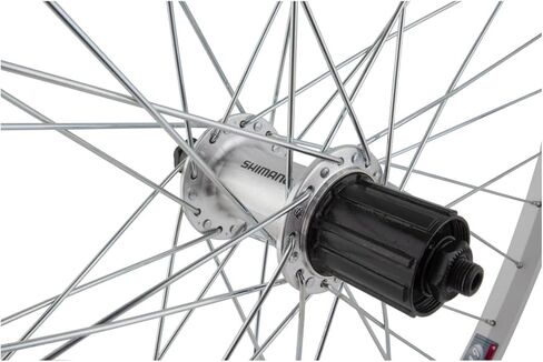 عجلة العجلة الرئيسية للدراجات الخلفية 26 × 1.5 36H ، سبيكة ، إطلاق سريع ، فضية ، محور Shimano 8 Speed in Saudi Arabia