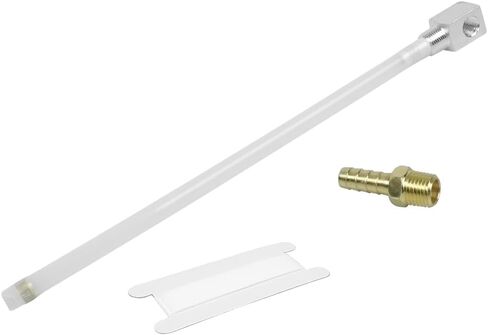 7-0948 Universal 12" Marine Fuel Tank Pickup Tube with Strainer, Polyethylene Fuel Pickup Tube with Brass Barb Connector Compatible with Standard Universal Boat Fuel Tank in Saudi Arabia