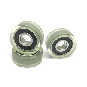 10pc 6x18x7mm 696-2rs مطاطية مطاطية من البولي يوريثان مغطاة بكرة عميقة تحمل الأخدود العميقة in Kuwait