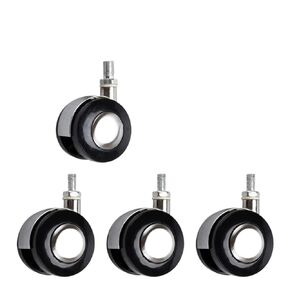 4 Pieces/lot 2 inch Silver Brake Screw 8/10MM Universal Wheel Steering Pulley Cabinet Coffee Table Computer Rotating Flat Alloy(A17) in Kuwait