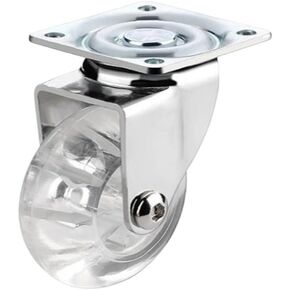 4-inch Transparent Wheel Furniture Display Cabinet Silent Rubber Universal Pulley Steering Caster(B) in Saudi Arabia