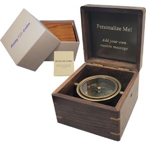 هدايا البوصلة المحفورة الفريدة المخصصة للجيش الأمريكي ، سلاح الجو ، خفر السواحل ، مشاة البحرية ، البحرية | التخرج العسكري والترويج وهدية التقاعد المخضرم in Kuwait