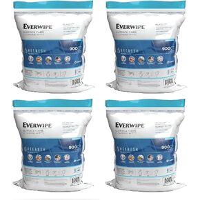 Surface Care Wet Wipes, High-Volume 900 Count Roll, 4-Pack in Saudi Arabia