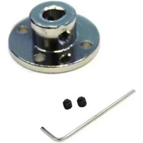 1pc Rigid Flange Coupling 3mm 3.17mm 4mm 5mm 6mm 6.35mm 7mm 8mm 10mm 11mm 12mm 14mm Motor Guide Shaft Coupler Connector(6.35mm bore) in Kuwait