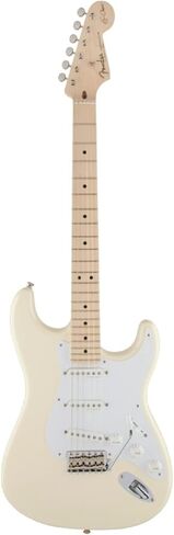 Fender Eric Clapton Stratocaster Electric Guitar, Maple Fingerboard - Olympic White in Saudi Arabia