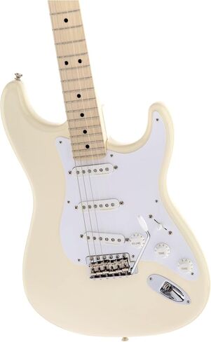 Fender Eric Clapton Stratocaster Electric Guitar, Maple Fingerboard - Olympic White in Saudi Arabia