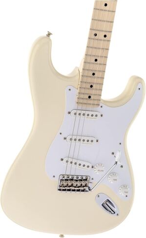 Fender Eric Clapton Stratocaster Electric Guitar, Maple Fingerboard - Olympic White in Saudi Arabia