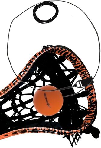 ACELETIQS Lacrosse Rebounder Training Ball with String – Solo Practice Lax Ball for Passing, Catching, Stick Work & Compatible with All Lacrosse Sticks – Ideal Trainer for All Ages and Skill Levels in Kuwait