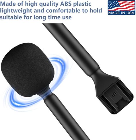 DJI MIC حامل الميكروفون Stand Handheld مقابلة MIC حامل لـ Rode & DJI Wireless GO ، متوافق مع منصات Lavalier ، محطات العلم ، المدونة ، البودكاست ، التقارير (نموذج TP20) (1) in Kuwait