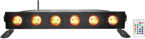 Rockville Best Strip 60 White 36W Bar Rechargable Wash Light ، 6 × 6W RGBWA+UV ، DMX اللاسلكي ، IRC عن بعد ، للدي جي ، الأحداث ، وإضاءة المسرح in Saudi Arabia