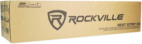 Rockville Best Strip 60 White 36W Bar Rechargable Wash Light ، 6 × 6W RGBWA+UV ، DMX اللاسلكي ، IRC عن بعد ، للدي جي ، الأحداث ، وإضاءة المسرح in Saudi Arabia