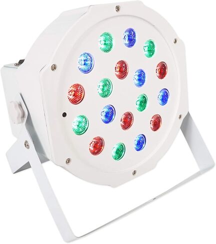 Rockville Battery Par Pack 50 White 20W Wash Lights (10) ، RGB Color Mixing ، Wireless DMX ، جهاز التحكم عن بُعد ، لدي جي وإضاءة الأحداث in Saudi Arabia