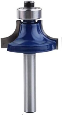 Jinchao-Router bits, 1/4" Tungsten Carbide Corner Round Over Router Bit with Bearing Milling Cutter for Wood Woodworking Tool, for Home DIY (Size : 6.35mmX6.35mm) in Saudi Arabia